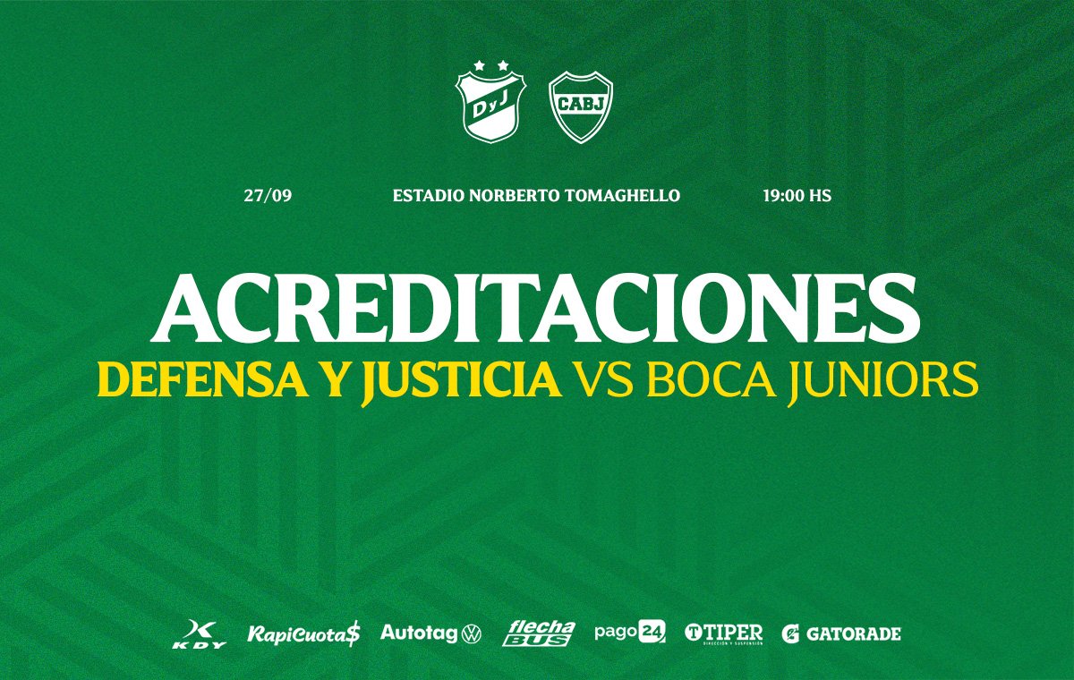 ACREDITACIONES vs boca juniors