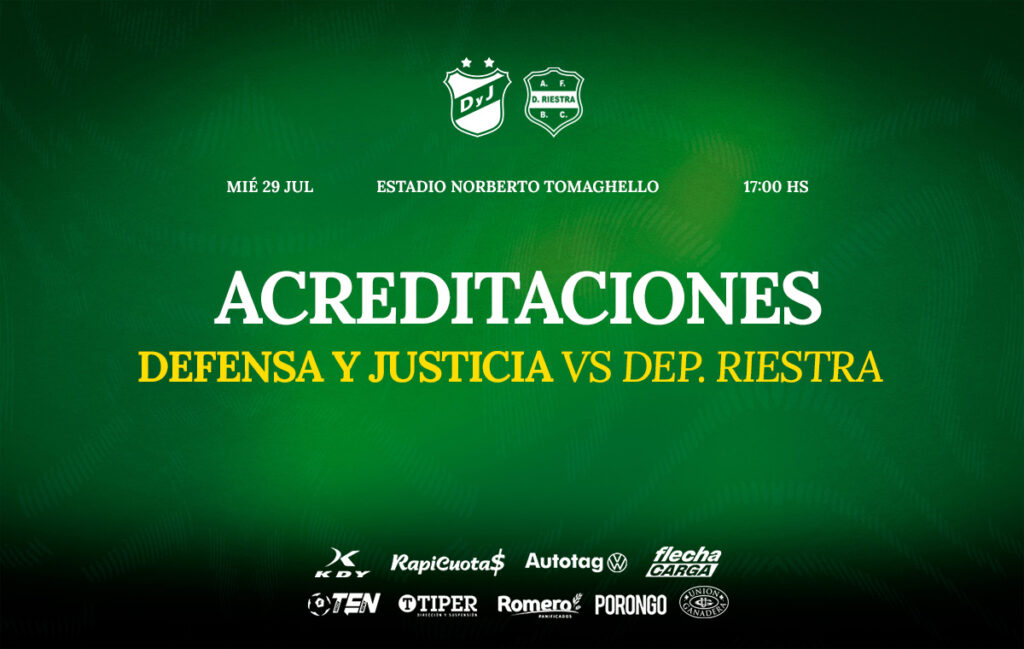 Acreditación de prensa vs Dep. Riestra